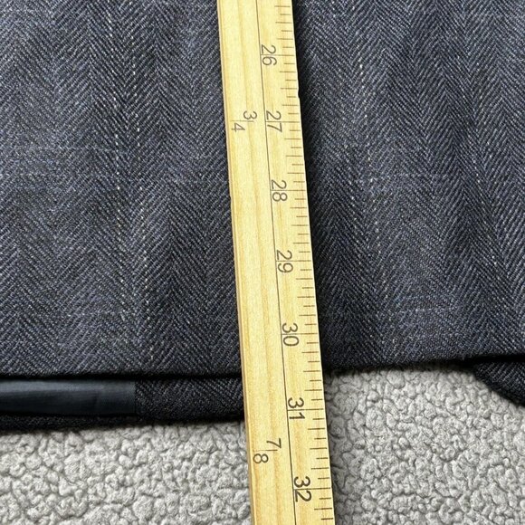 Lauren Ralph Lauren Blazer Mens 42R Blue Wool Elbow Patch Sport Coat Notch Lapel - Picture 13 of 13